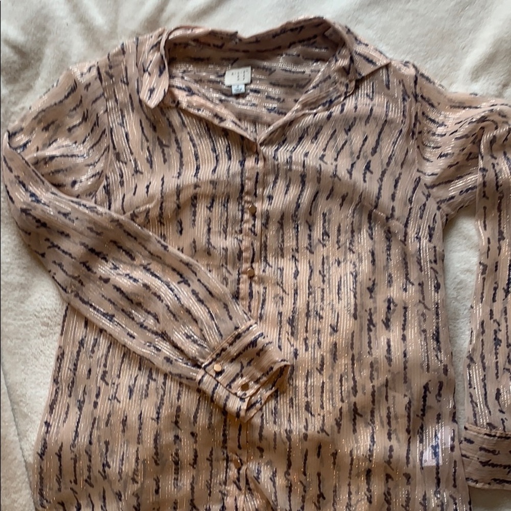 Patterned Button Down - Picture 2 of 3